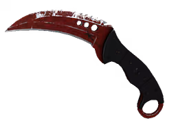 ★ Talon Knife | Crimson Web (Well-Worn)