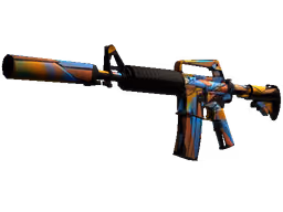 M4A1-S | Leaded Glass (Well-Worn)
