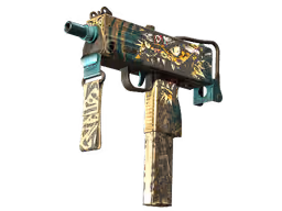 MAC-10 | Cat Fight (Battle-Scarred)